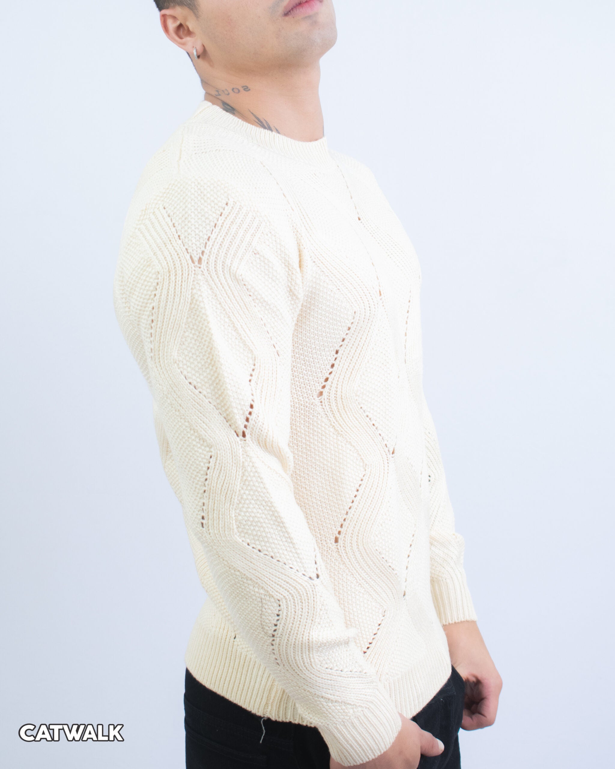 Buzo Tejido Catwalk Blanco