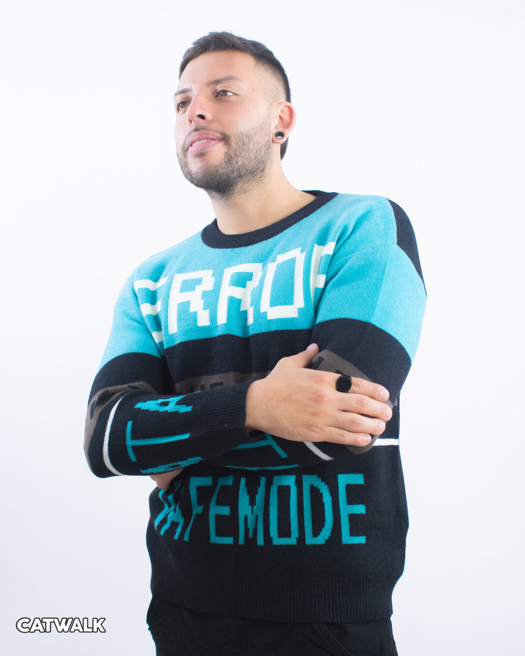 Buzo Tejido Diseño Azul