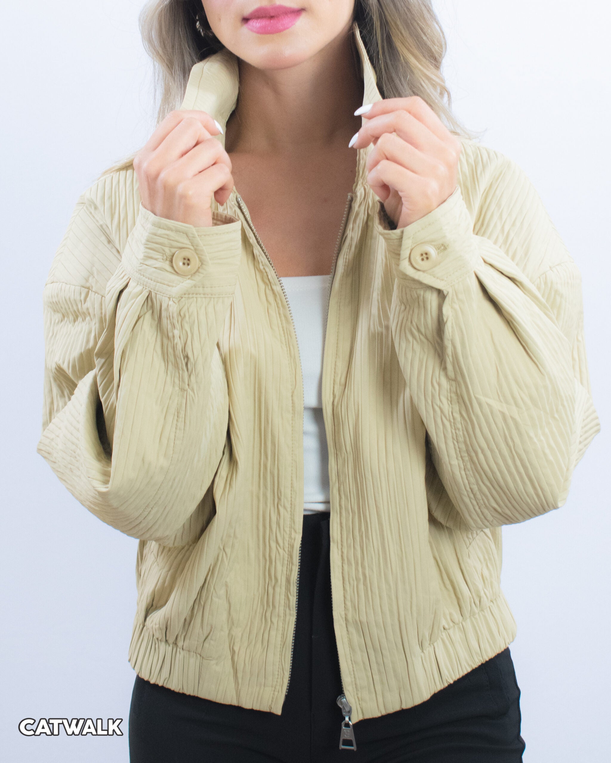 Chaqueta Acanalada