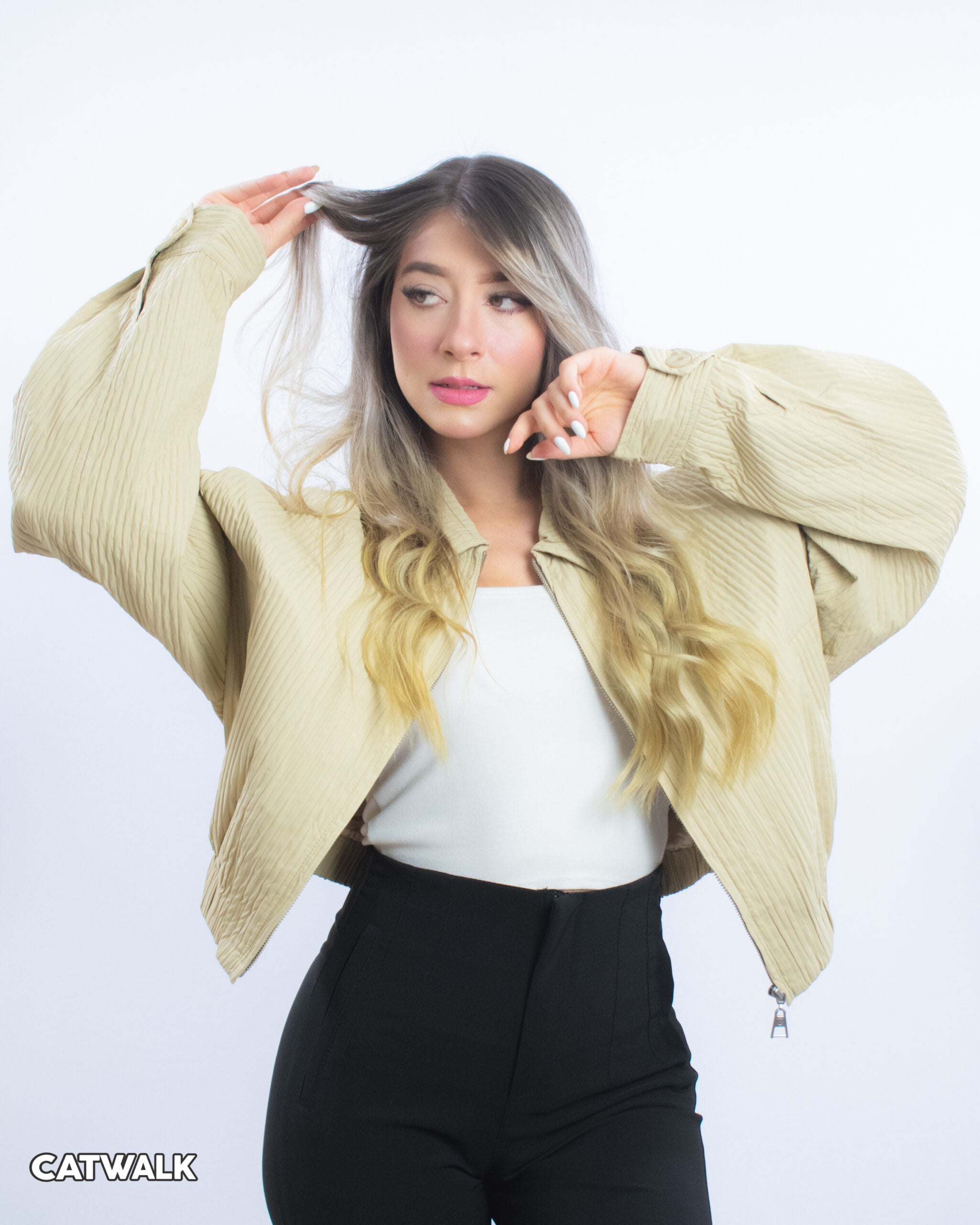 Chaqueta Acanalada