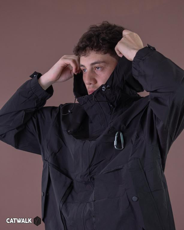 Chaqueta Cazadora harness Black