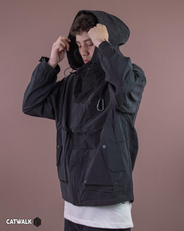 Chaqueta Cazadora harness Black