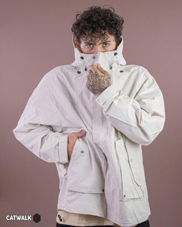 Chaqueta Cazadora harness beige