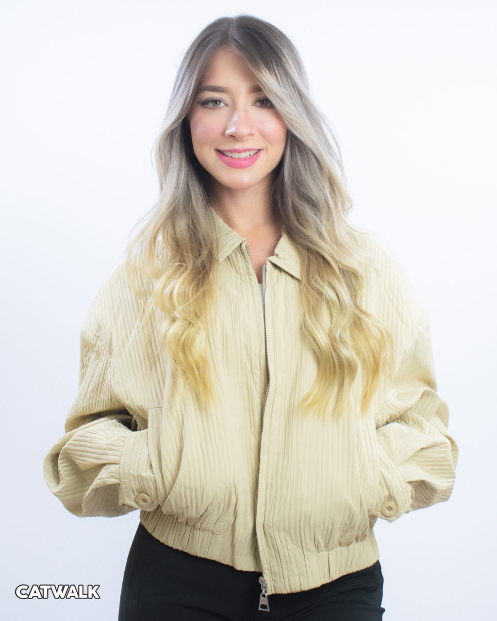 Chaqueta Acanalada