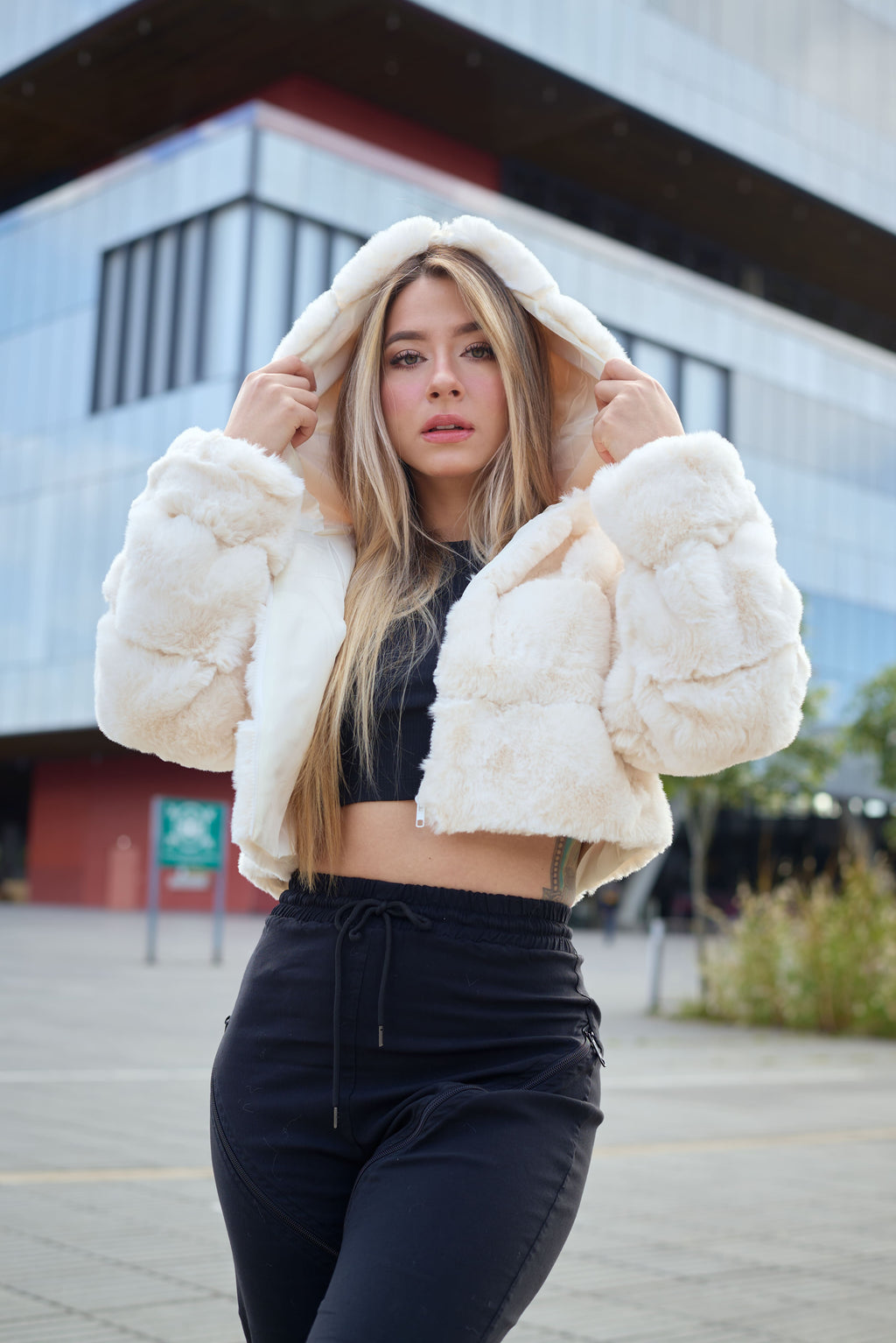Chaqueta Teddy Puffer Afelpada – Abrigada y Tendencia en Bogotá