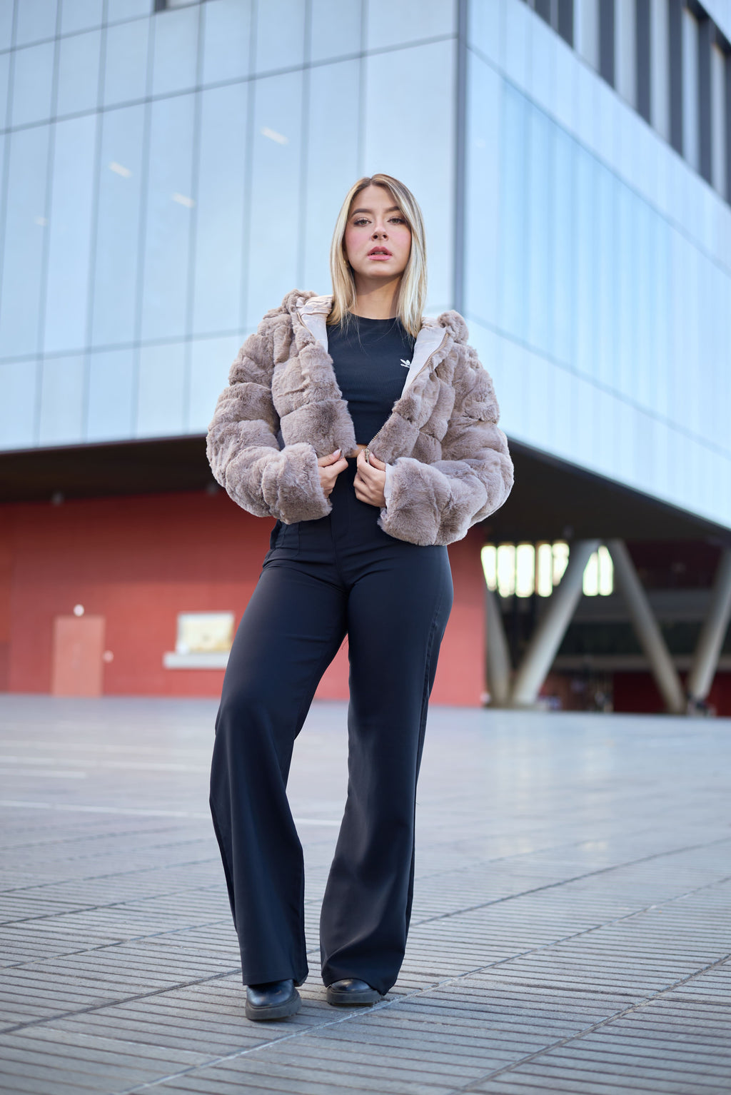 Chaqueta Teddy Puffer Afelpada – Abrigada y Tendencia en Bogotá