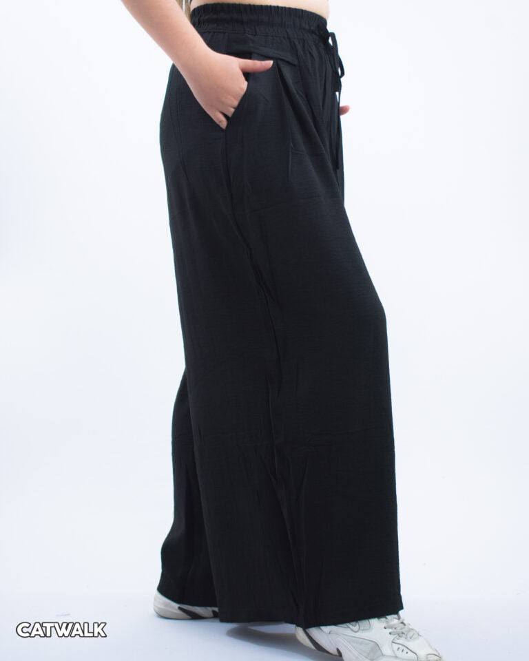 Pantalon Wide Leg Negro