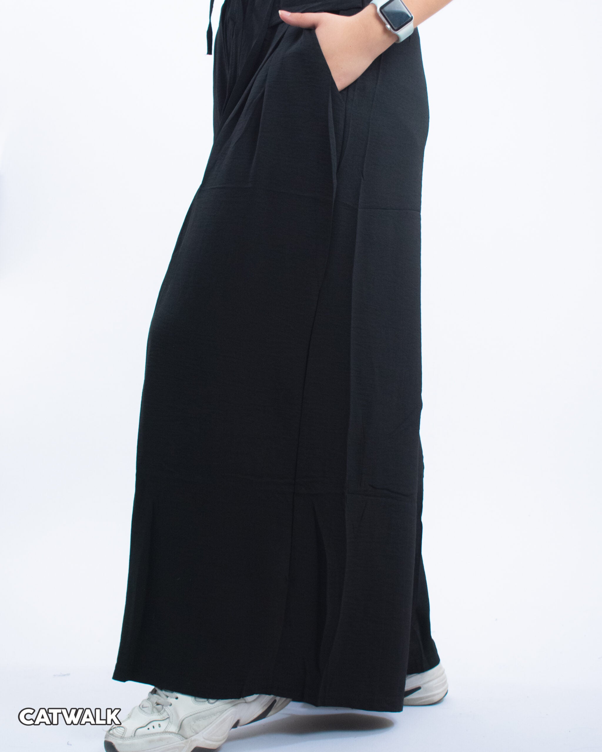 Pantalon Wide Leg Negro