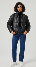 Chaqueta dama Eco-cuero